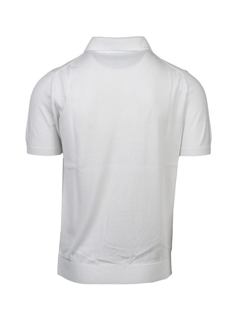 Maglia con Colletto e Chiusura a Bottoni in 100% Cotone di Daniele Alessandrini DANIELE ALESSANDRINI | Maglieria | FM93143440212